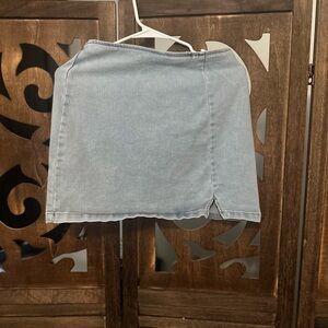 Wild Fable Light Blue Denim Mini Skirt